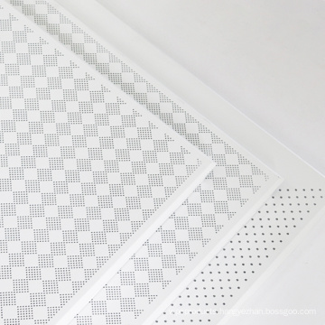 600*600 perforated aluminium ceiling tiles plafond